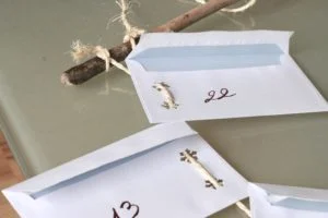 Tuto pour créer ton propre calendrier de l'avent de la gratitude