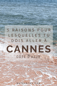 Cannes est connue pour accueillir le célèbre festival du film, mais c'est également une ville agréable pour y passer un weekend au bord de mer. Dan cet article, je te donne 5 bonnes raisons de découvrir la ville azuréenne.