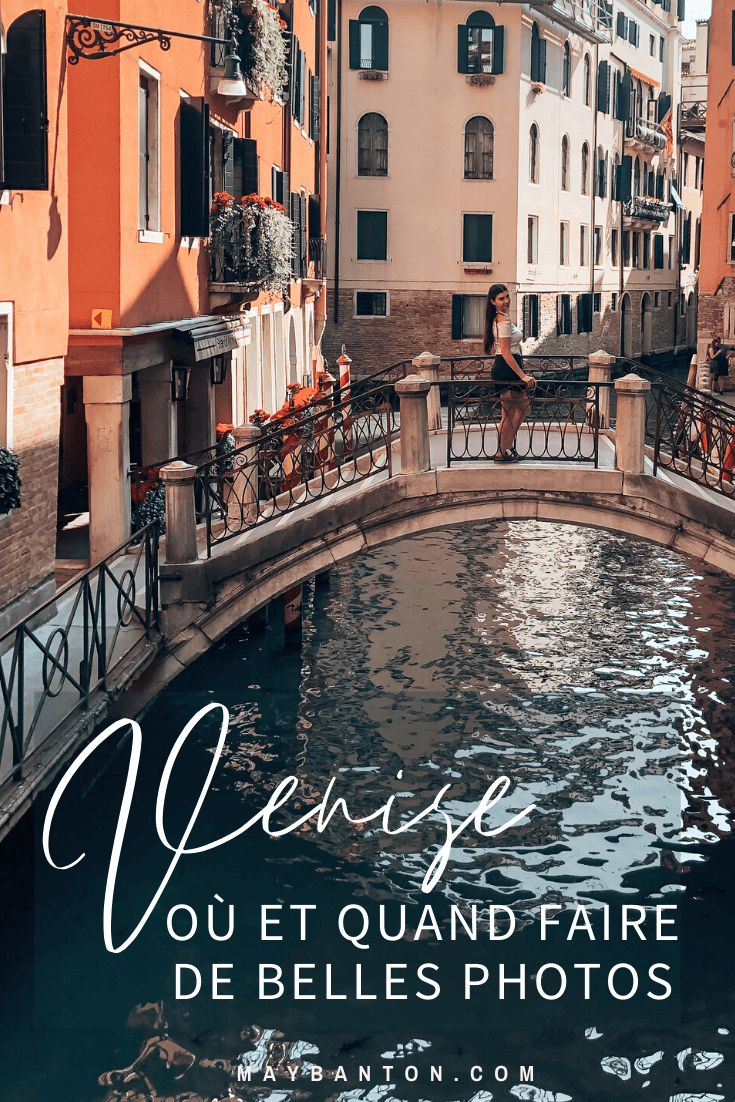 Venise est une des villes les plus photogéniques que j'ai pu visiter, mais les touristes de plus en plus nombreux rendent la prise de photos parfois compliquer, alors voici où et quand prendre de belles images