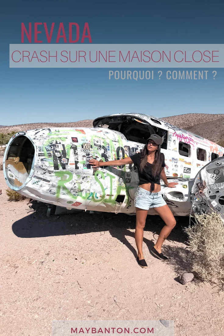 Un crash sur une maison close dans le Nevada c'est plutôt atypique.... mais quand on sait que la carcasse de l'avion est resté là volontairement, ça a titillé ma curiosité. Je te raconte l'histoire incroyable de ce pilote qui a mis sa vie en danger pour une nuit torride. 