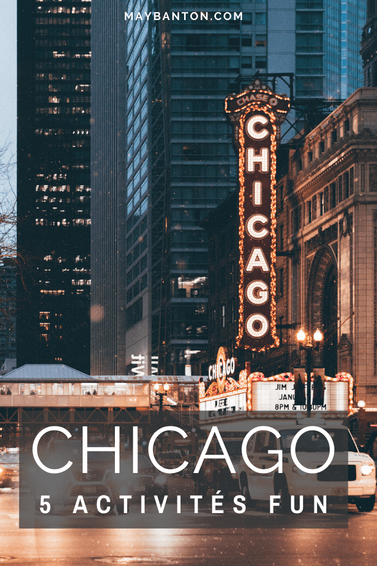 Chicago, comme beaucoup de grandes villes des Etats-Unis, offre énormément de chose à faire. Dans ce mini guide, je te propose 5 activités que j'ai adoré.