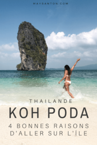 Tu dois absolument mettre Koh Poda dans ton itinéraire de voyage en Thaïlande. Si tu hésites encore voici 4 bonnes raisons.