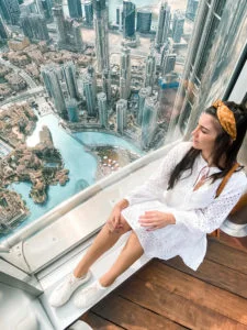 May au sommet de la tour Burj Khalifa