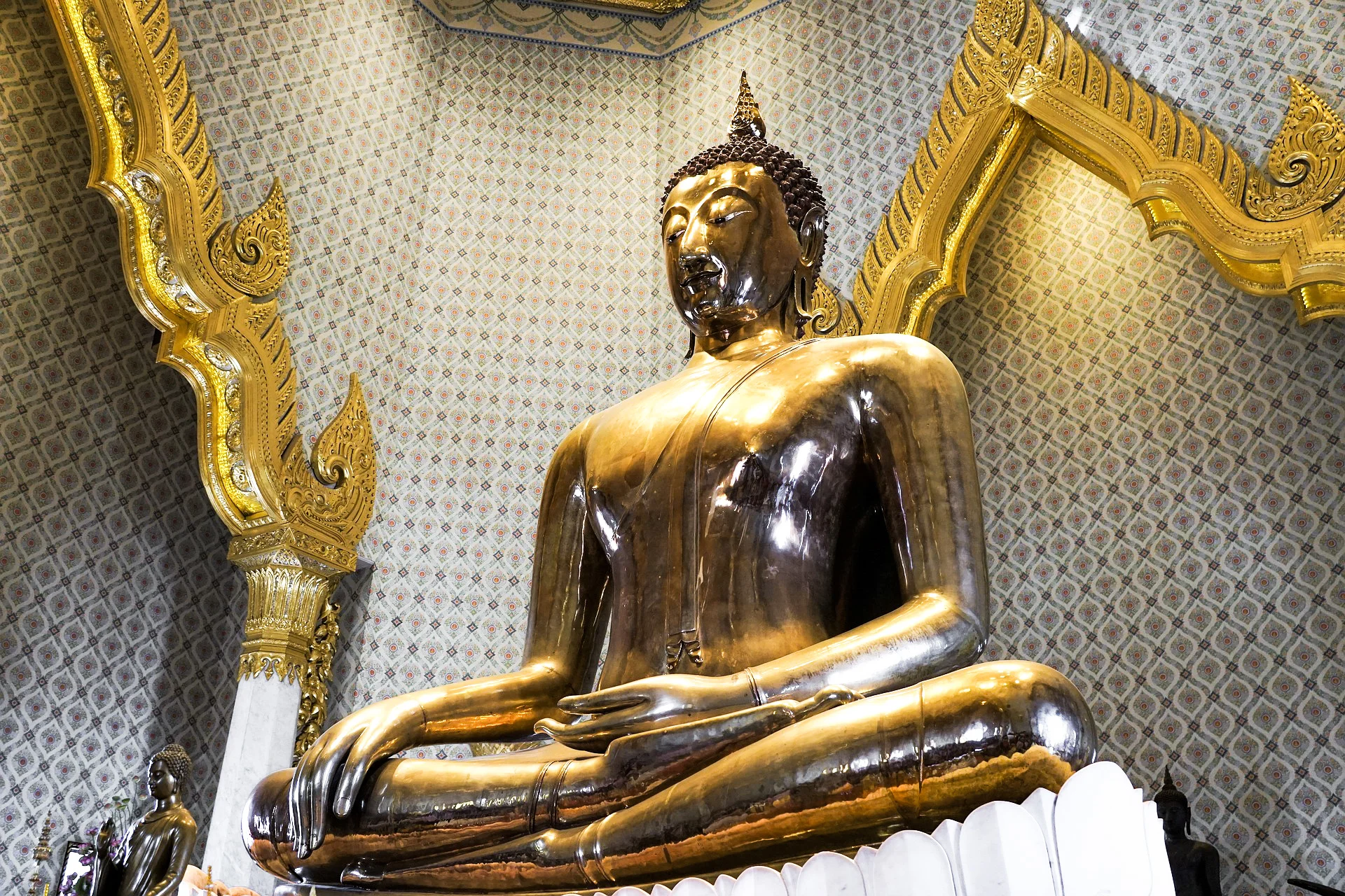 Wat traimit (temple du bouddha d’or) Bangkok Thaïlande