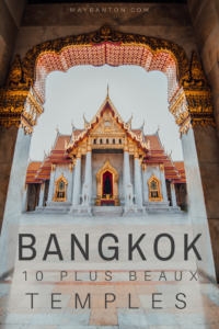 Visiter les temples Bouddhistes est l'une des activités les plus prisées lors d'un voyage à Bangkok. Il en existe 400 dans la capitale, dans ce guide j'ai sélectionné les 10 plus beaux temples de Bangkok