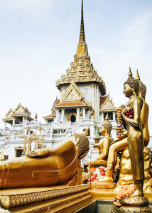 Wat traimit (temple du bouddha d’or) Bangkok Thaïlande