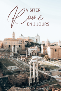 Pour t'aider à préparer ton voyage à Rome, je te propose cet itinéraire sur 3 jours. Tu y découvriras les monuments emblématiques comme le Colisée, la fontaine de Trevi ou encore le Vatican.