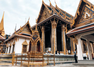 Wat Phra Kaew (temple du bouddha d’emeraude – Palais Royal) Bangkok Thailande