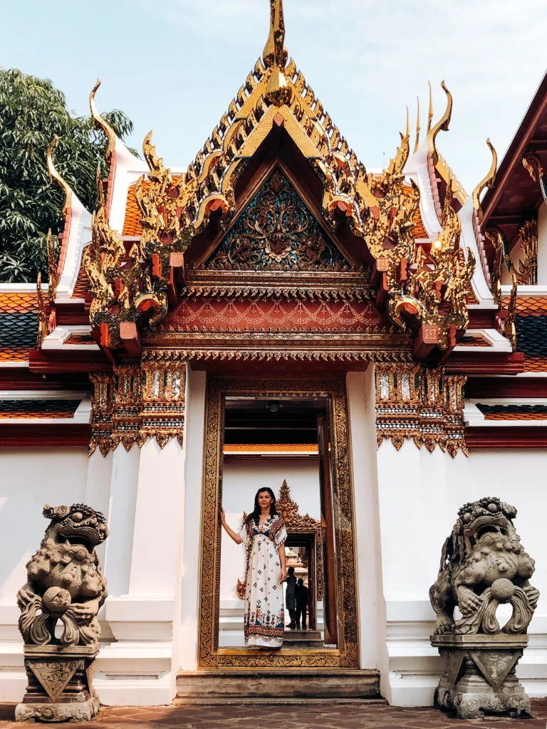 Wat Pho (temple du bouddha couché) Bangkok Thaïlande