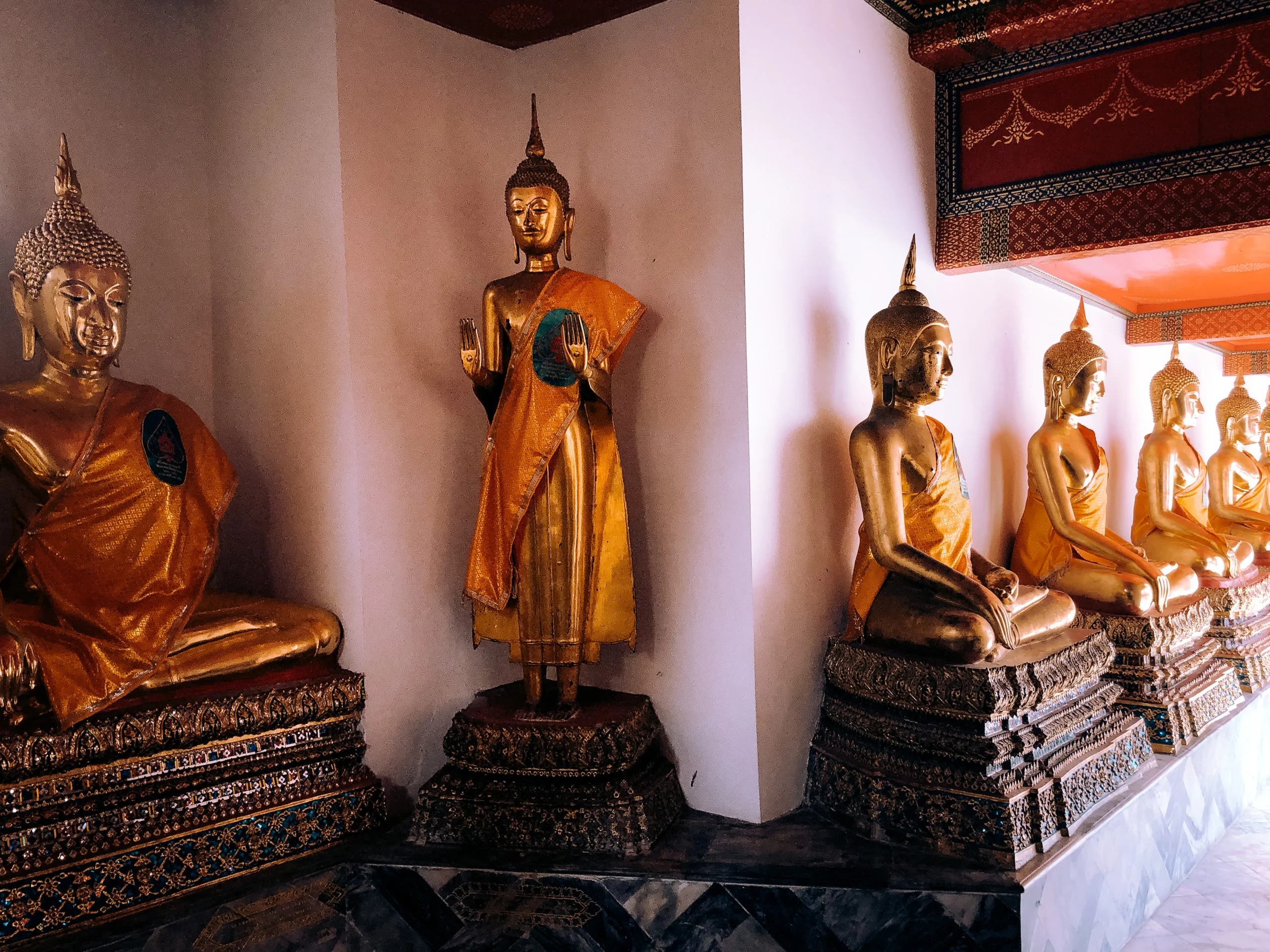 Wat Pho (temple du bouddha couché) Bangkok Thaïlande