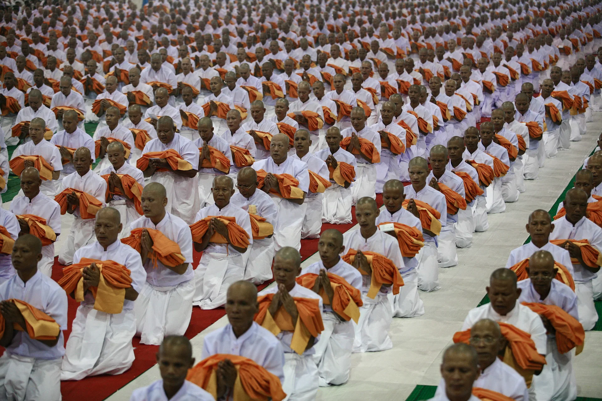 Wat Phra Dhammakaya temple Bangkok Thaïlande