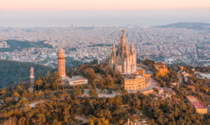 Barcelone le temple du sacré coeur