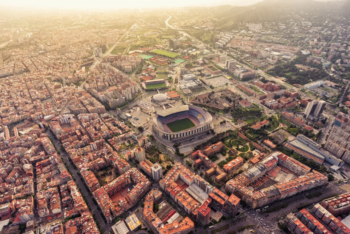 Le stade camp nou de Barcelone