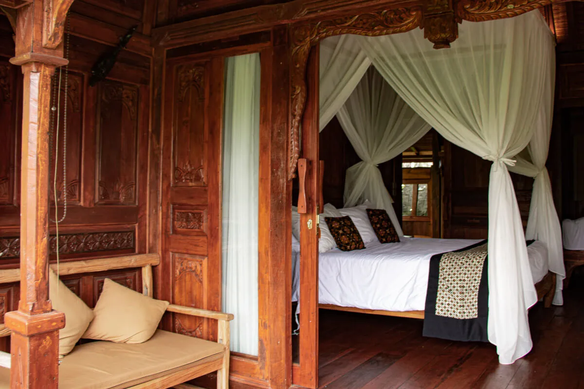 Hotel Ubud, Bali dans les rizières