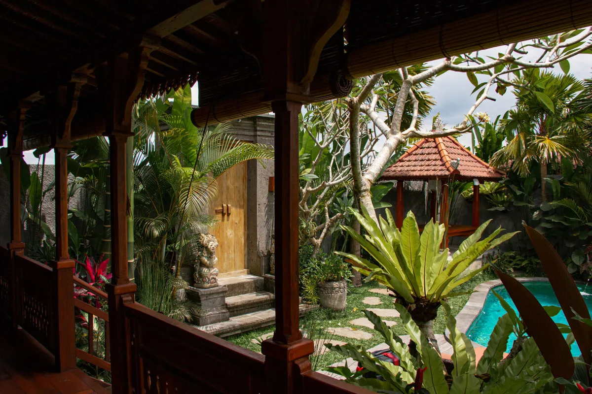 Hotel Ubud, Bali dans les rizières