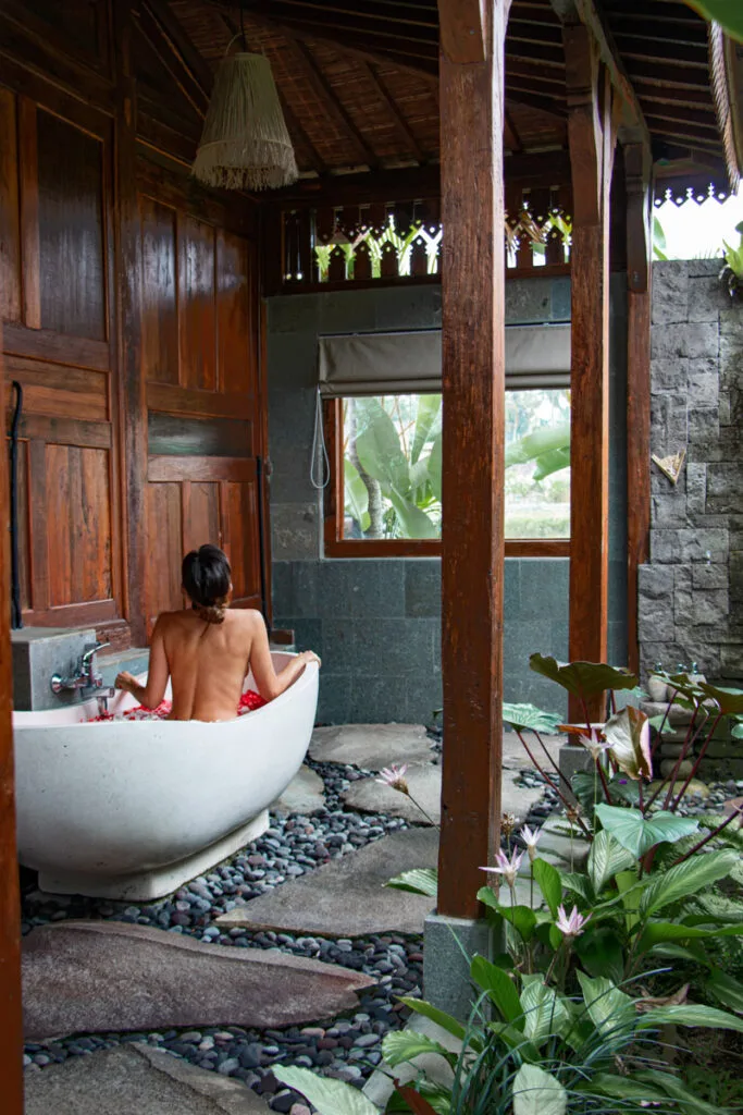 Hotel Ubud, Bali dans les rizières