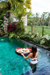 Hotel Ubud, Bali dans les rizières