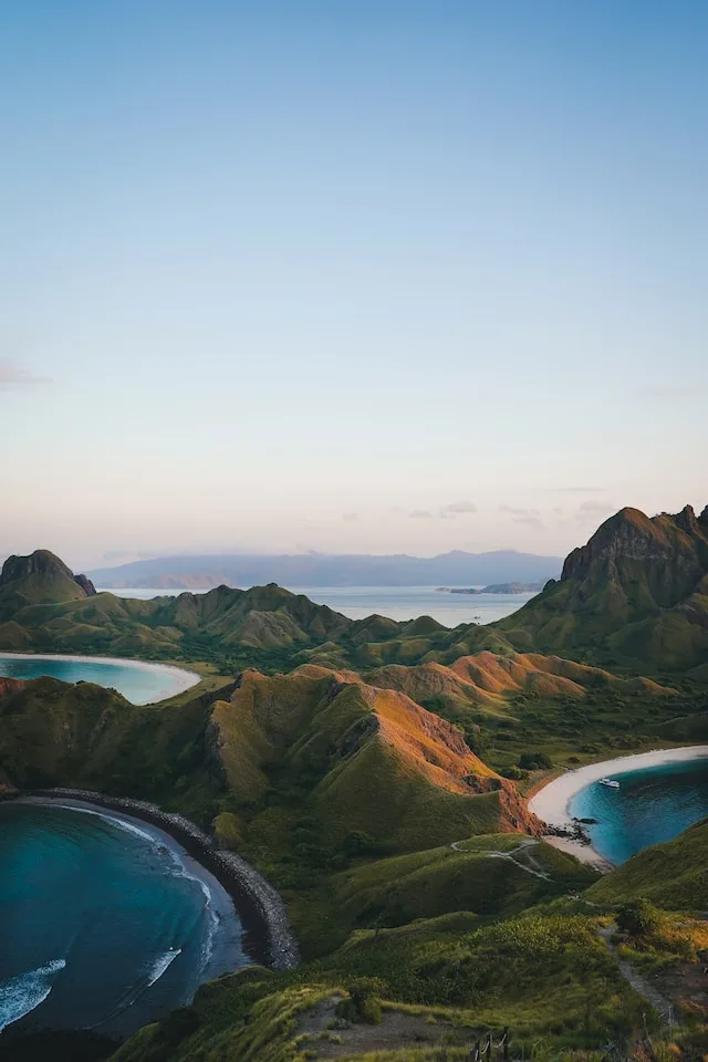 les îles komodo en Indonésie