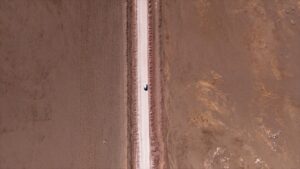 Vue en drone plaine des sables