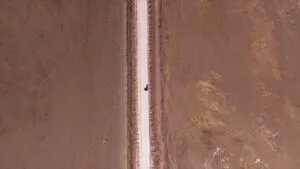 Vue en drone plaine des sables